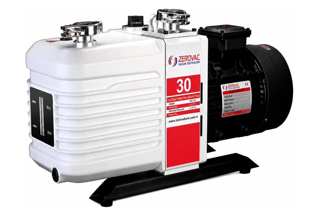 ZEROVAC ARV-30 çift kademeli yağlı paletli vakum pompası