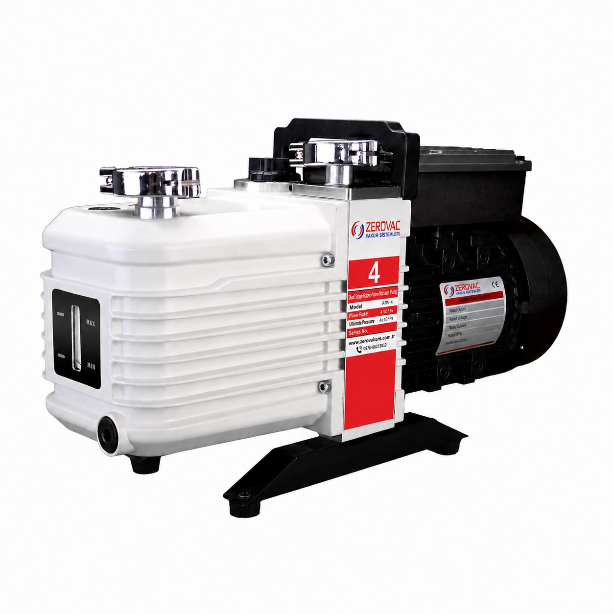 ZEROVAC ARV-4 çift kademeli yağlı paletli vakum pompası