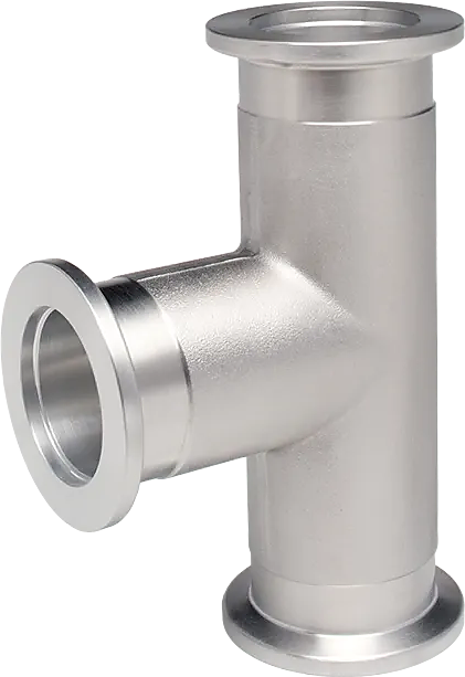 ZEROVAC ISO-KF AISI 304 Paslanmaz Çelik T Bağlantısı